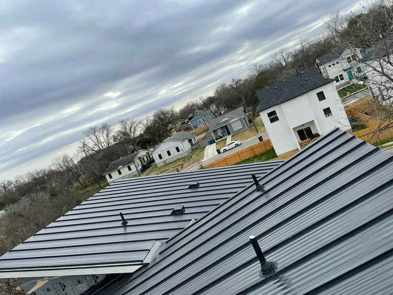 Standing seam metal roof panels with vents for Skylight Repair in Reedsburg